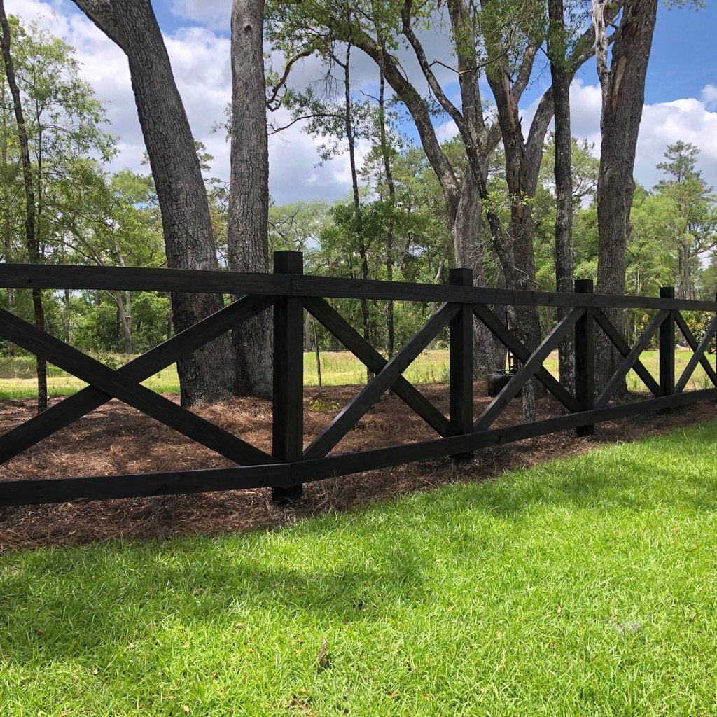 Black Ranch Fence