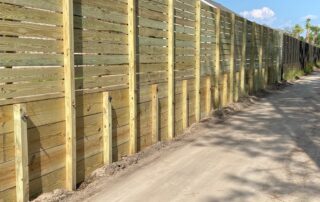 Wood Commercial Fencing